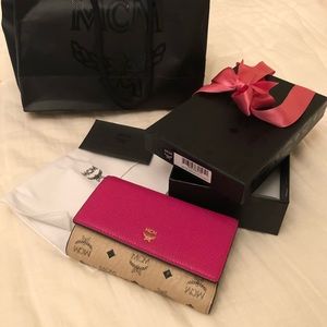 MCM Color Block Wallet